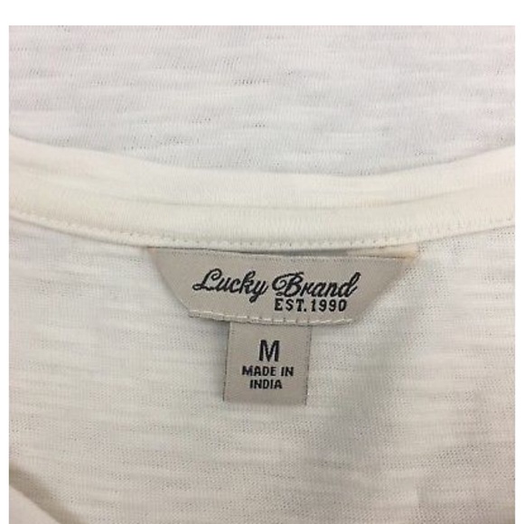 Lucky Brand Open Knit Front Top Size M - Picture 5 of 5